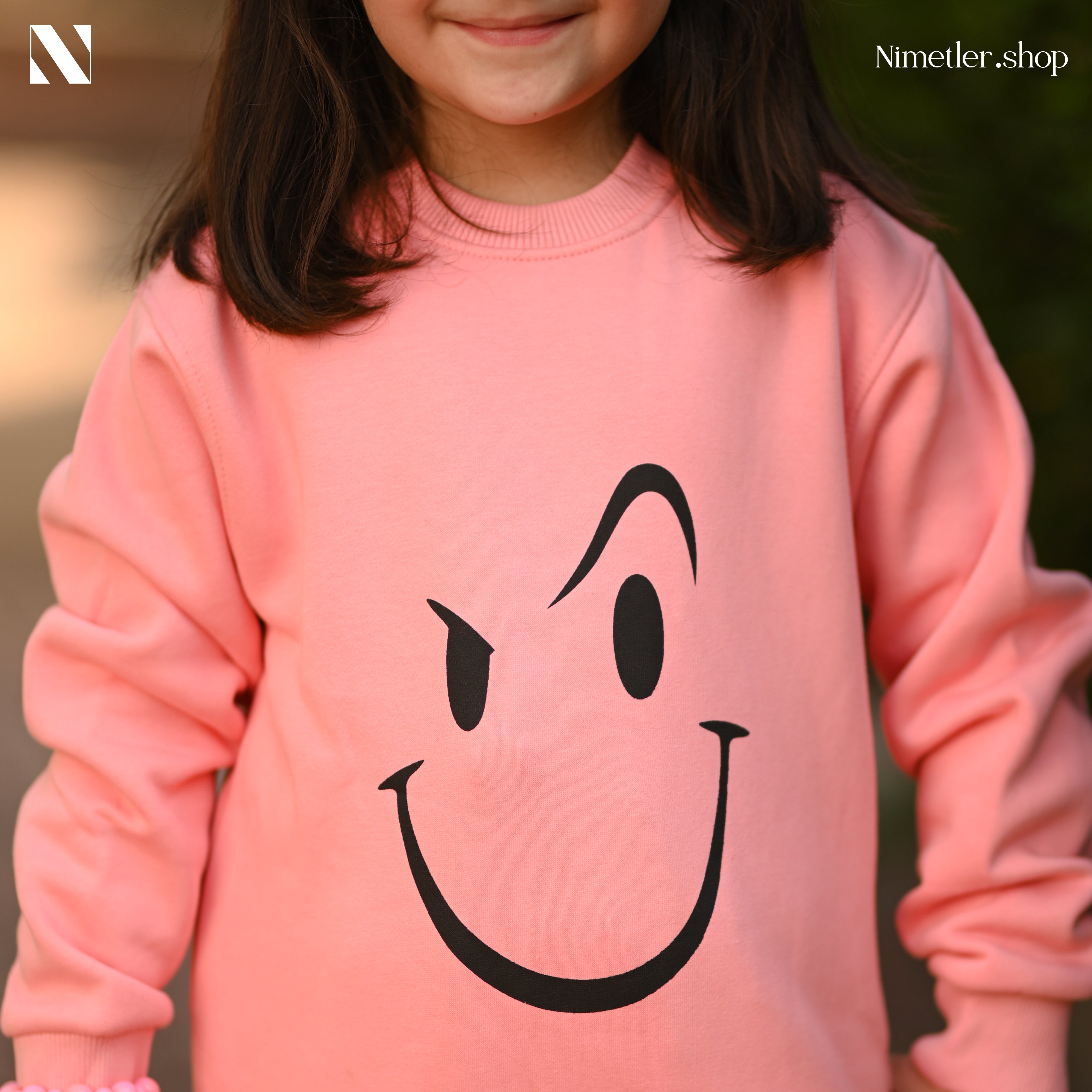Girls' Pink Fleece Sweatshirt and Trouser Set